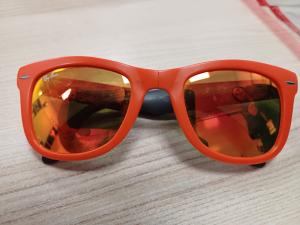 CS1194/25 FOLDING WAYFARER ORANGE RAYBAN